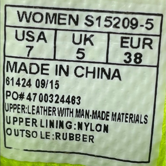 Saucony‎ Oasis 2 Athletic Sneaker Turquoise Blue Yellow Womens 7 - Picture 9 of 9